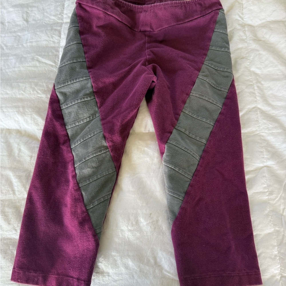 Purple and Gray Buddahful Bottoms